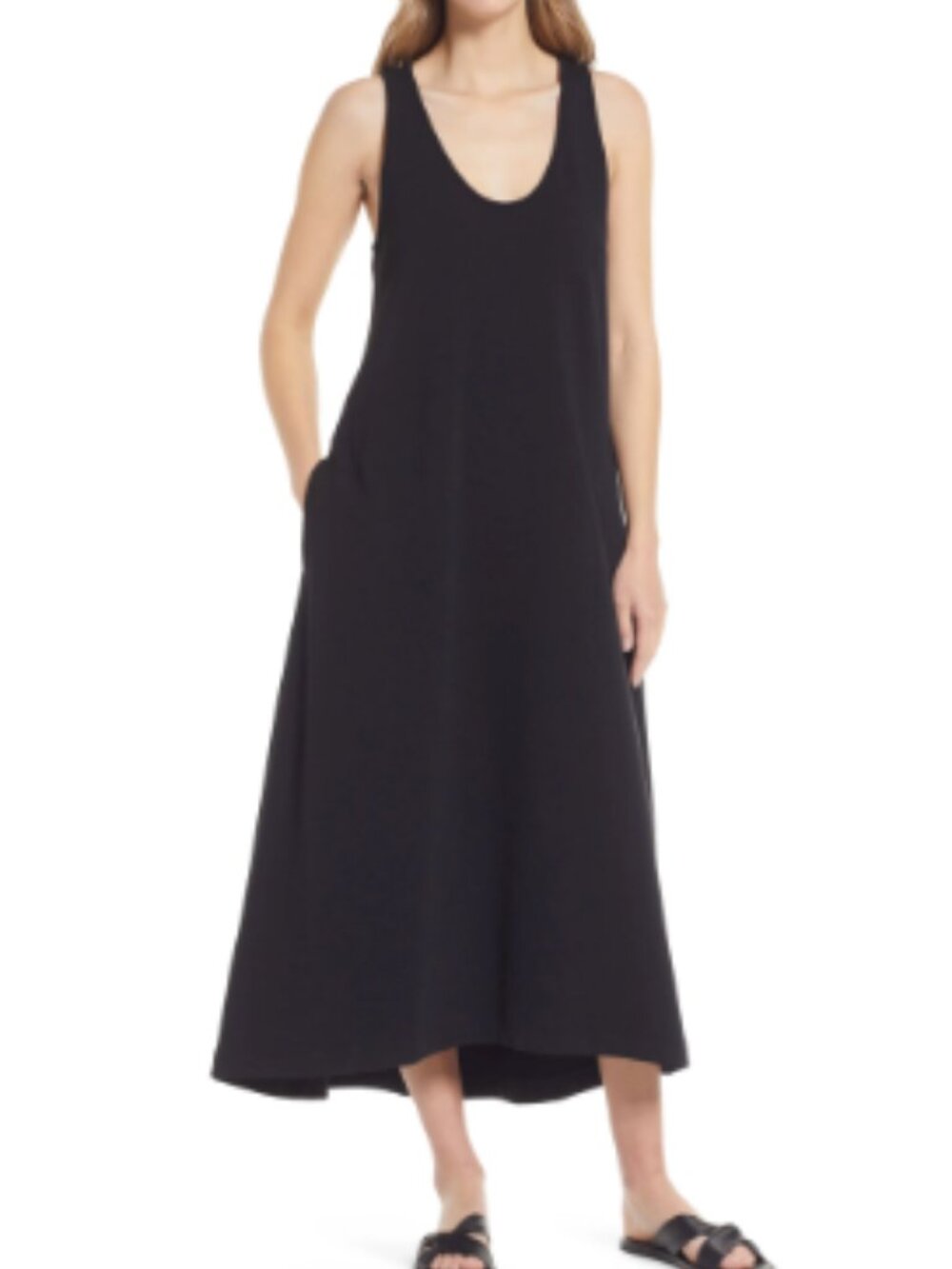 Nordstrom Cotton Blend Knit Tank Dress, Size Small